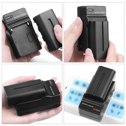 باتری و شارژر لیتیومی نور Battery NP-F570/F550 + Charger