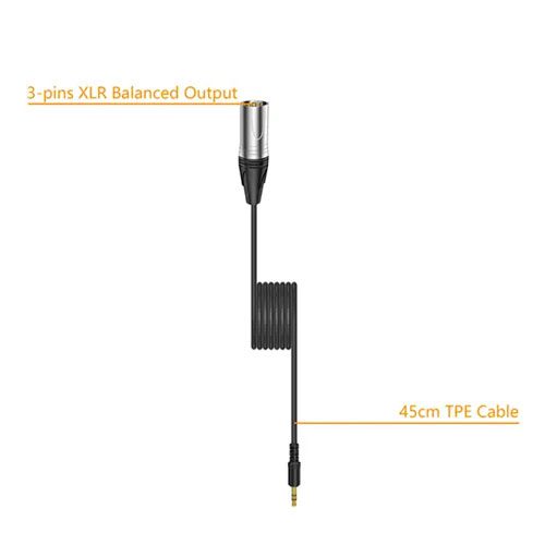 کابل تبدیل کامیکا Comica CVM-D-XLR 3.5mm TRS TO XLR