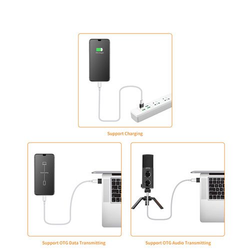 کابل تبدیل کامیکا Comica CVM-USBC-A USB-C To USB-A