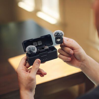 میکروفون بی سیم یقه ای دی جی آی دو کاربر DJI Mic 3 Compact Wireless Microphone
