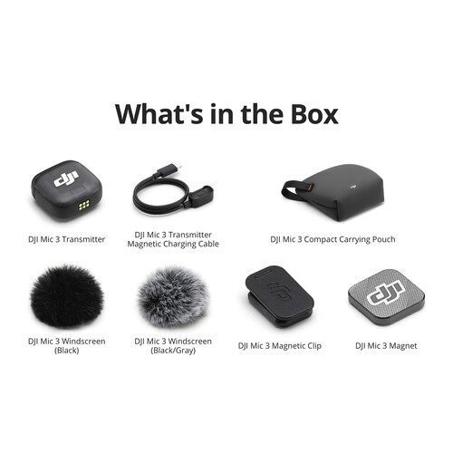فرستنده تکی میکروفون دی جی آی DJI Mic 3 Transmitter Microphone