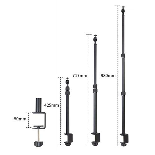 سه پایه موبایل اتصال میز جیماری Jmary Desktop Mobile Clamp Stand