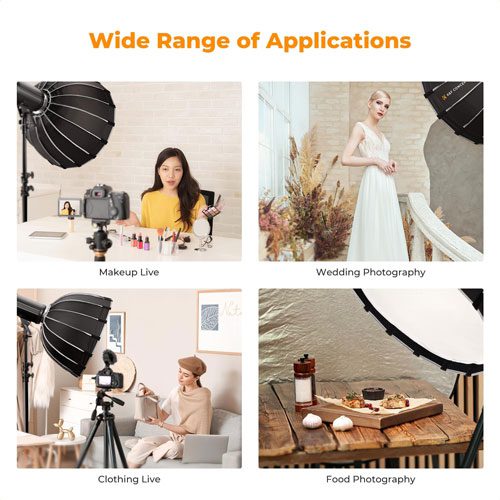 پارابولیک پرتابل کی اند اف K&F Parabolic Portable 60cm