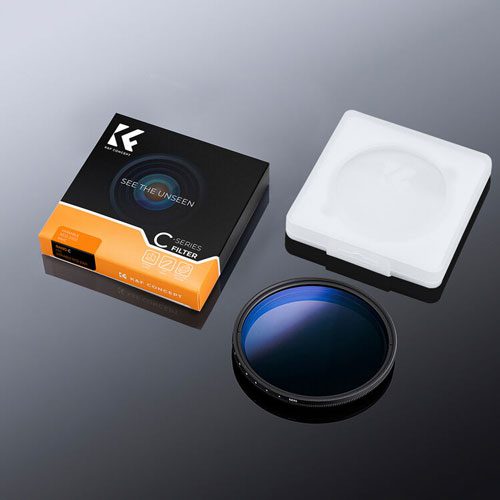 فیلتر ان دی متغیر کی اند اف K&F C Variable ND 2-2000 72mm