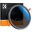 فیلتر ان دی متغیر و پولاریزه کی اند اف K&F C Variable ND 2-32 + CPL 77mm