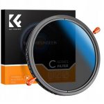 فیلتر ان دی متغیر و پولاریزه کی اند اف K&F C Variable ND 2-32 + CPL 82mm