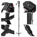 تک پایه فیلمبرداری کینگجوی مدل Kingjoy MP4008F Monopod+KH-6750