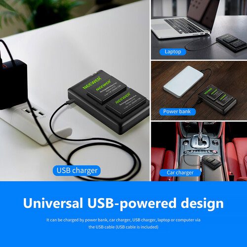 باتری و شارژر دوقلوی نیوور مدل نیوور مدل Neewer LP-E17 Battery With Charger