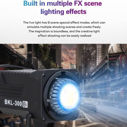 نور ویدیویی زد اس وای بی Zsyb BKL-300 Bi-Color COB LED Video Light