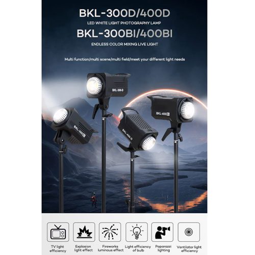 نور ویدیویی زد اس وای بی Zsyb BKL-300 Bi-Color COB LED Video Light