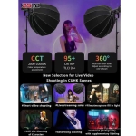 نور ویدیویی زد اس وای بی Zsyb Y500RGB COB Video Light