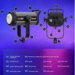نور ویدیویی زد اس وای بی Zsyb Y500RGB COB Video Light