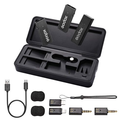 میکروفون دو کاربر گودکس Godox MoveLink Mini LT for Cameras & iOS & Usb-C