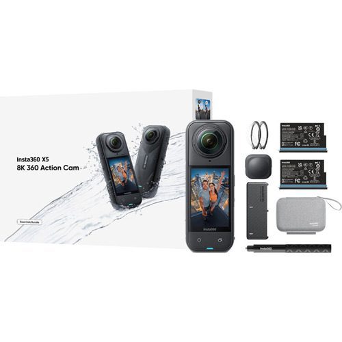 دوربین ورزشی اینستا Insta360 X5 360 Action Camera Essentials Bundle