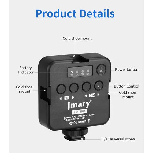 نور ثابت جیماری Jmary FM-59R Light