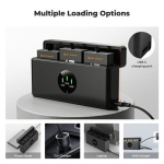 باتری و شارژر سه تایی گوپرو 13 کی اند اف K&F Concept GoPro Hero 13 Battery Charger