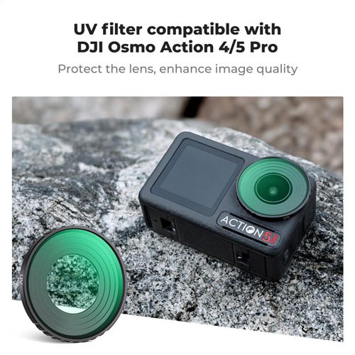 فیلتر یووی اسمو اکشن کی اند اف K&F DJI Osmo Action 5 Pro & Osmo Action 4 UV Lens