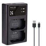 شارژر دوتایی سونی کی اند اف K&F NP-FZ100 Battery Charger