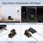 شارژر دوتایی سونی کی اند اف K&F NP-FZ100 Battery Charger