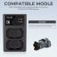 شارژر دوتایی سونی کی اند اف K&F NP-FZ100 Battery Charger