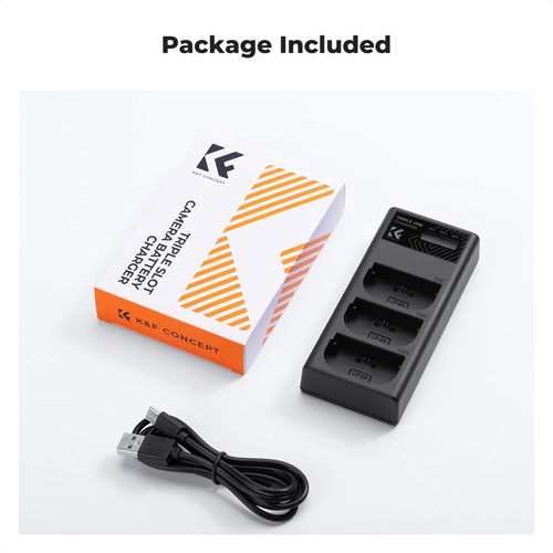 شارژر سه تایی سونی کی اند اف K&F NP-FZ100 Battery Charger Triple