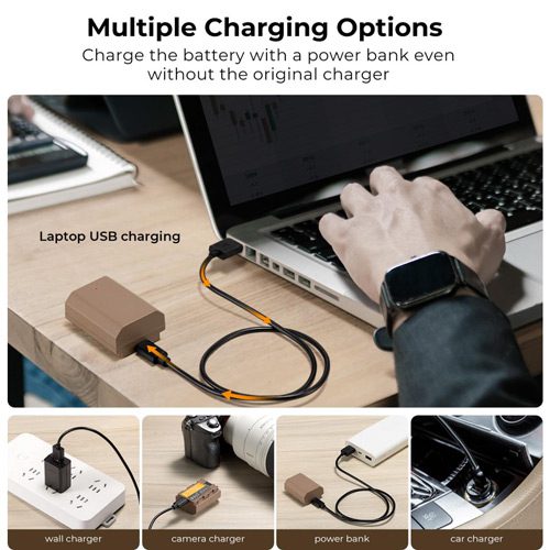 باتری سونی کی اند اف K&F Sony FZ100 Battery 2280mAH USB-C