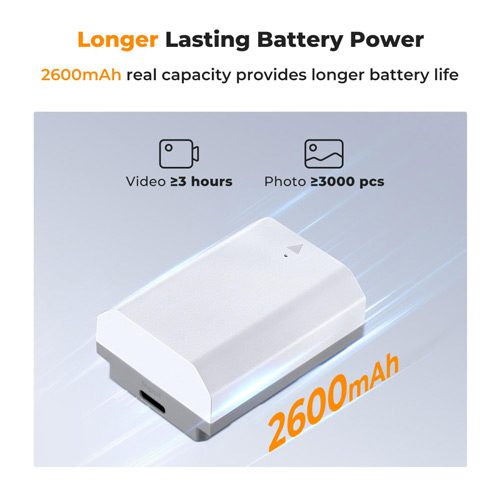 باتری سونی کی اند اف K&F Sony FZ100 Battery 2600mAH USB-C