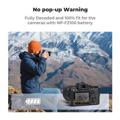 باتری سونی کی اند اف K&F Sony FZ100 Battery 2600mAH USB-C