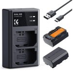 باتری و شارژر دوتایی سونی کی اند اف K&F Sony NP-FZ100 2280mAH Battery and Dual Slot Charger