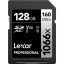 کارت حافظه لکسار Lexar 128GB Professional 160MB/s 1066x UHS-I SDXC