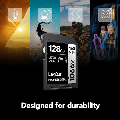 کارت حافظه لکسار Lexar 128GB Professional 160MB/s 1066x UHS-I SDXC