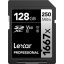 Lexar 128GB Professional 250MB/s 1667x UHS-II SDXC