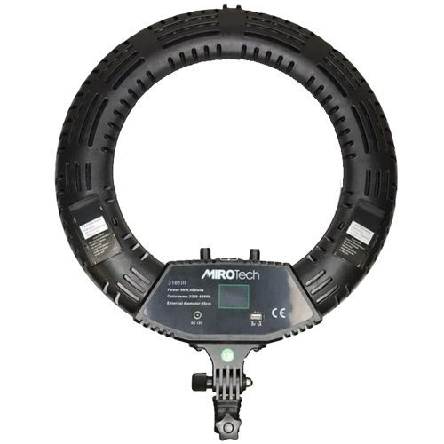 رینگ لایت میروتک به همراه پایه و آینه MiroTech SY-3161 III Ring Light Full Kit