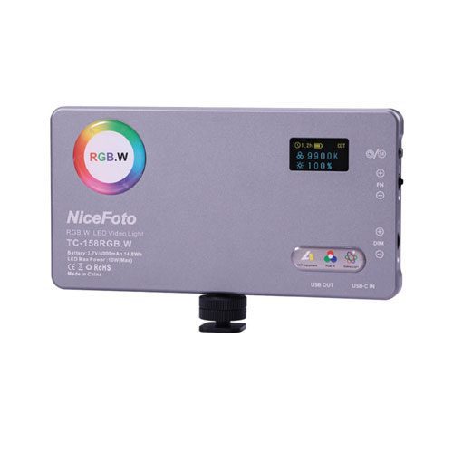 ویدیو لایت نایس فوتو NiceFotoTC-158 RGB Light