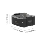 آداپتور شارژ و تبدیل پایه اسمو پاکت 3 پلوز Puluz PU897B Osmo Pocket 3 Charging Adapter