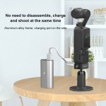 آداپتور شارژ و تبدیل پایه اسمو پاکت 3 پلوز Puluz PU897B Osmo Pocket 3 Charging Adapter