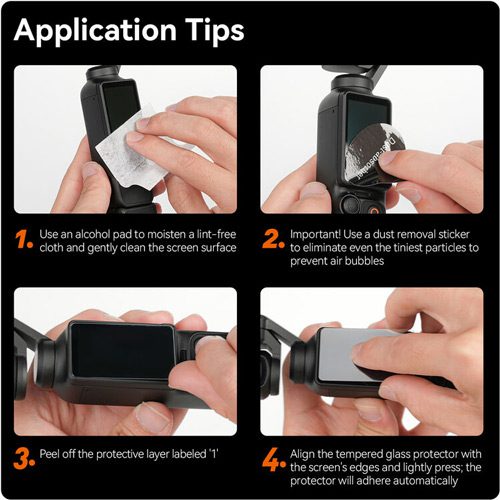 محافظ صفحه نمایش اسمو پاکت Screen & Lens Protectors for DJI Osmo Pocket 3