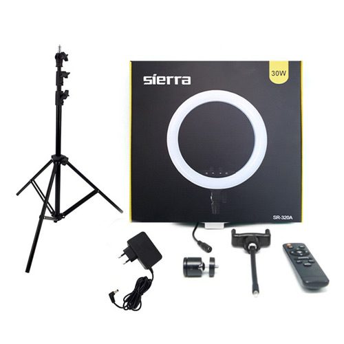 رینگ لایت همراه با پایه بلند سی یرا Sierra SR-320 A Ring Light
