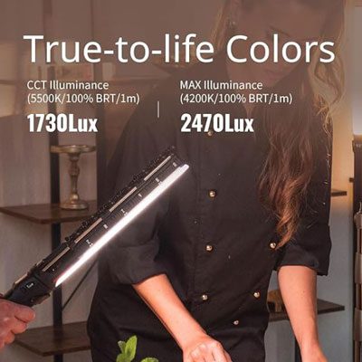 باتوم لایت ژیون Zhiyun FIVERAY V60 Bi-Color LED Light Wand