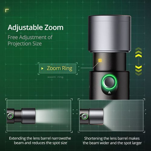 اسپات لایت سیداند Sidande Spot Zoomable Gobo Light