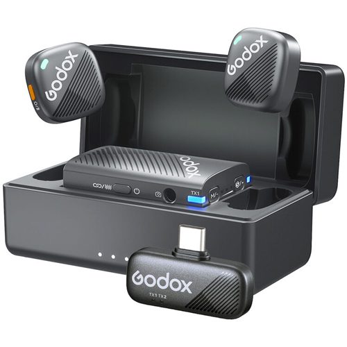 میکروفون دو کاربر گودکس Godox Cube-C Combo Kit 2 for Cameras and Mobile
