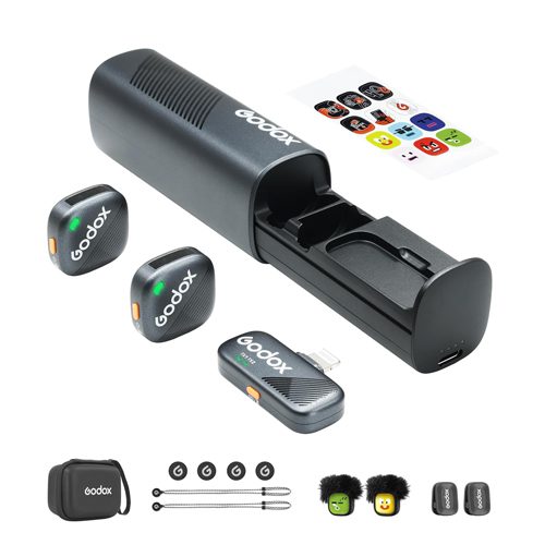 میکروفون دو کاربر گودکس Godox Cube UBE-SL KIT 2 Microphone Lightning