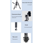 سه پایه فیلمبرداری جیماری Jmary KT-285+NB50 Video Tripod
