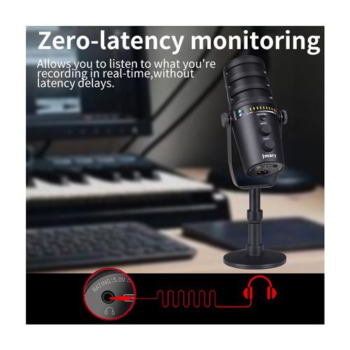 میکروفون رومیزی جیماری Jmary MC-PW12 XLR/USB-A Microphone