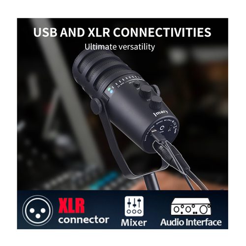میکروفون رومیزی جیماری Jmary MC-PW12 XLR/USB-A Microphone
