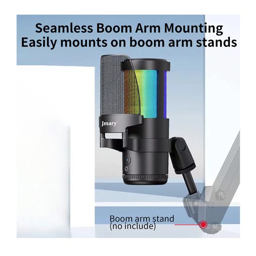 میکروفون رومیزی جیماری Jmary MC-PW13 USB-C/USB-A Microphone