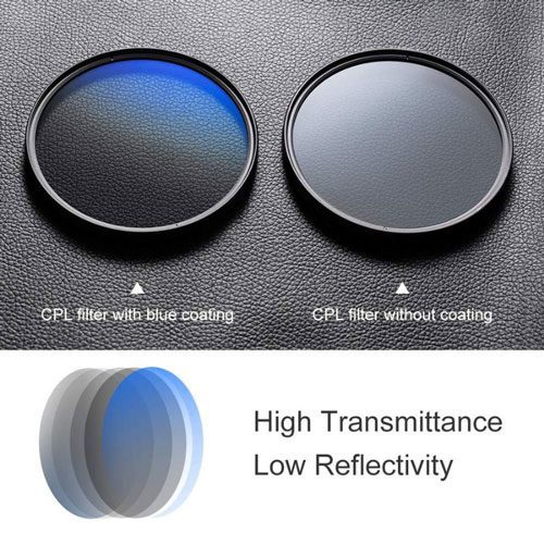 فیلتر لنز پولاریزه کی اند اف K&F C-Series HMC CPL 55mm