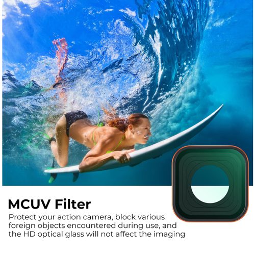 کیت فیلتر یووی گوپرو کی اند اف K&F Filter UV Kit for GoPro