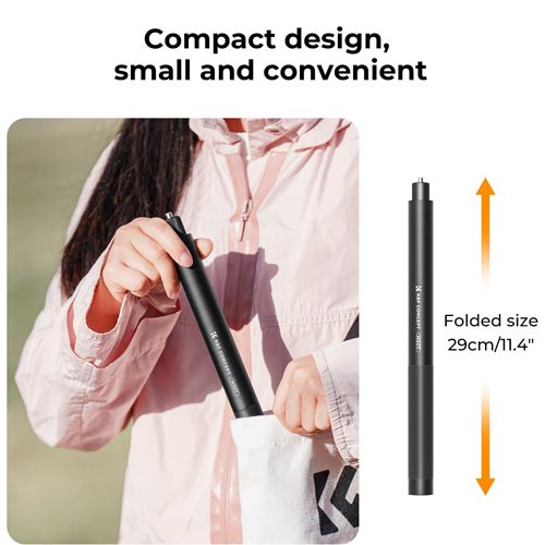 مونوپاد و سه پایه دوربین ورزشی کی اند اف K&F Invisible Selfie Stick MS-07