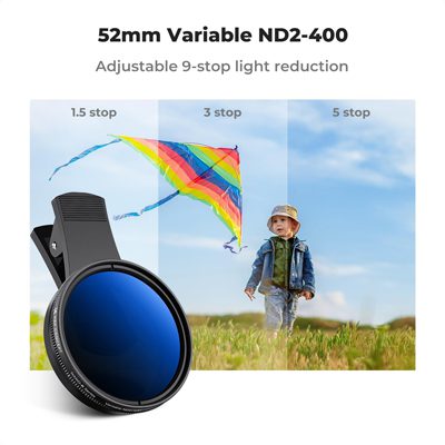 فیلتر ان دی موبایل کی اند اف K&F KF01.2639 ND2-400 Mobile Filter 52mm